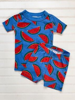 HANNA ANDERSSON VGUC Organic Cotton Watermelon Print Short Pajamas